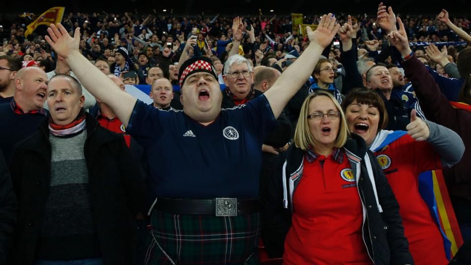 Scottish football fans
